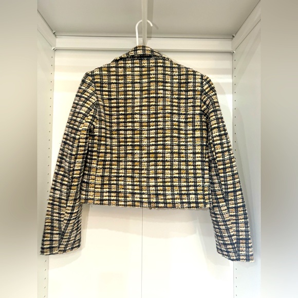 *BRAND NEW WITH TAGS* Mango - Check tweed jacket - Picture 8 of 9